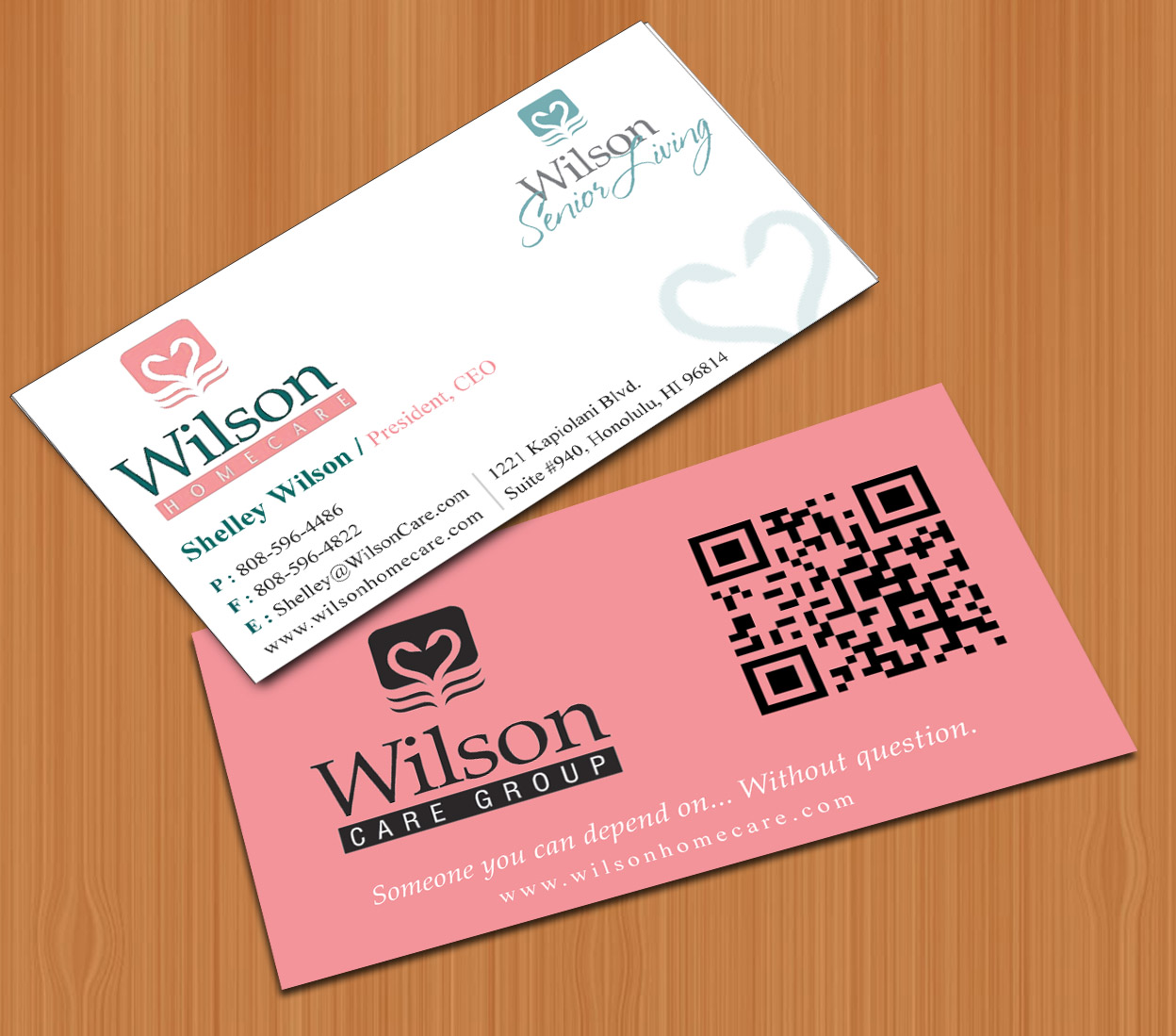 Business Card Design by Sbss for Wilson Care Group | Design #1707956