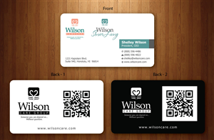 Business Card Design by Sbss for Wilson Care Group | Design: #1708746