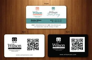 Business Card Design by Sbss for Wilson Care Group | Design: #1708763
