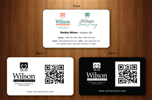 Business Card Design by Sbss for Wilson Care Group | Design: #1708765
