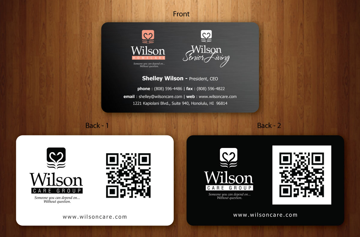 Design de Carte de Visite par Sbss pour Wilson Care Group | Design #1708772