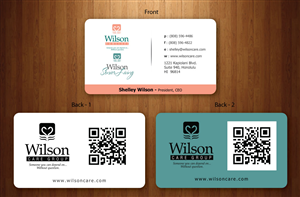 Business Card Design by Sbss for Wilson Care Group | Design: #1708787