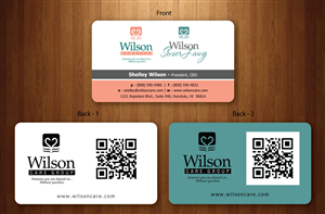 Business Card Design by Sbss for Wilson Care Group | Design: #1708798