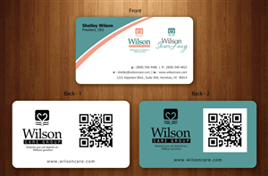 Business Card Design by Sbss for Wilson Care Group | Design: #1708814
