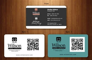 Business Card Design by Sbss for Wilson Care Group | Design: #1708815