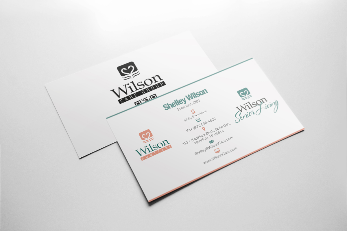 Business Card Design by Alexis for Wilson Care Group | Design #1719033