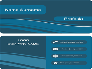 Business Card Design by Nikolic94