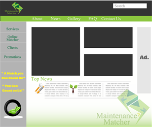 Logo Design by Aria N. for Maintenance Matcher | Design #1714468