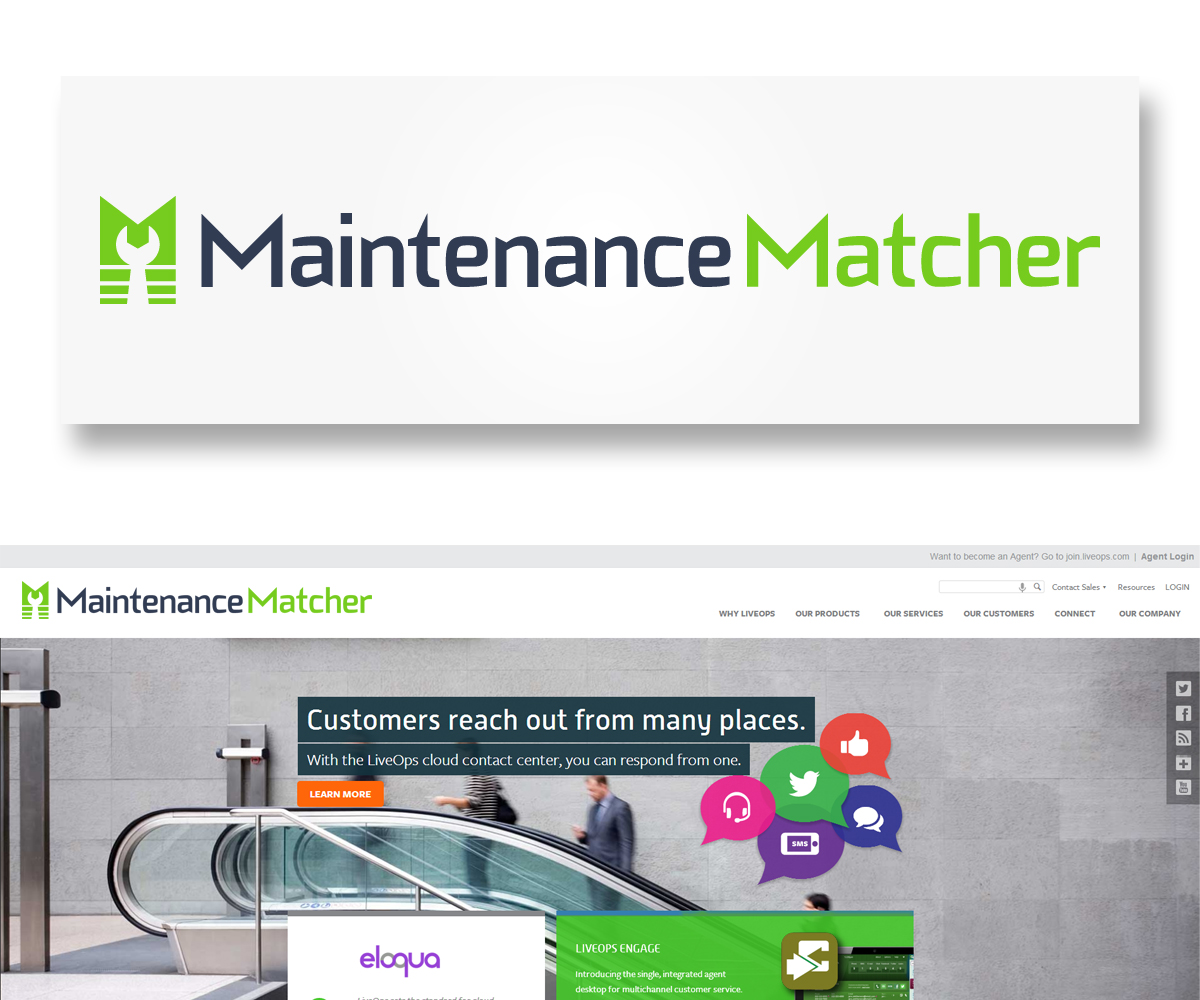 Diseño de Logo por GRAFFYC para Maintenance Matcher | Diseño #1709326