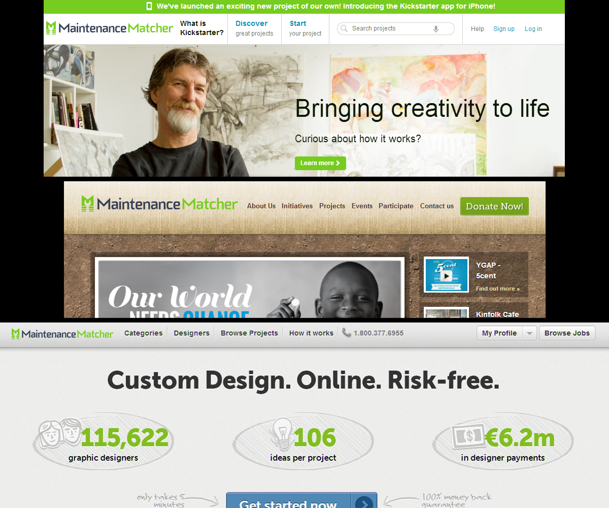 Logo Design by GRAFFYC for Maintenance Matcher | Design #1709328