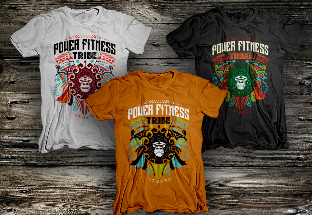 T-shirt Design by dsgrapiko for 24/7 Power Fitness Maddington | Design #6589664