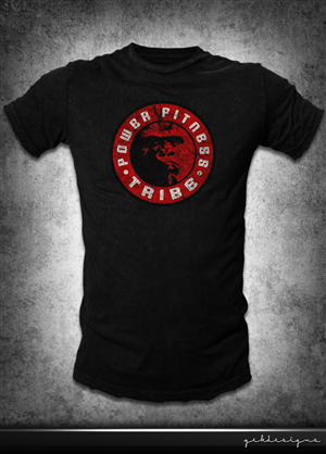 Trendy T-Shirt Design for Power Fitness Member | T-shirt Design by gekgrfx