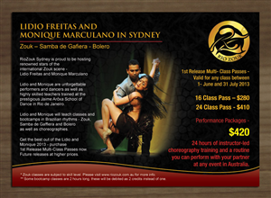 Flyer Design by Sbss for Rio Zouk Sydney | Design: #1755505