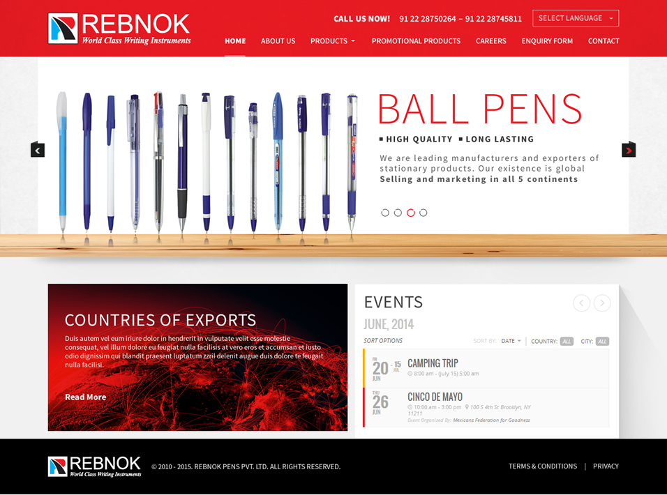 Web Design by A.D.S for Rover Writing Instruments | Design #6575423