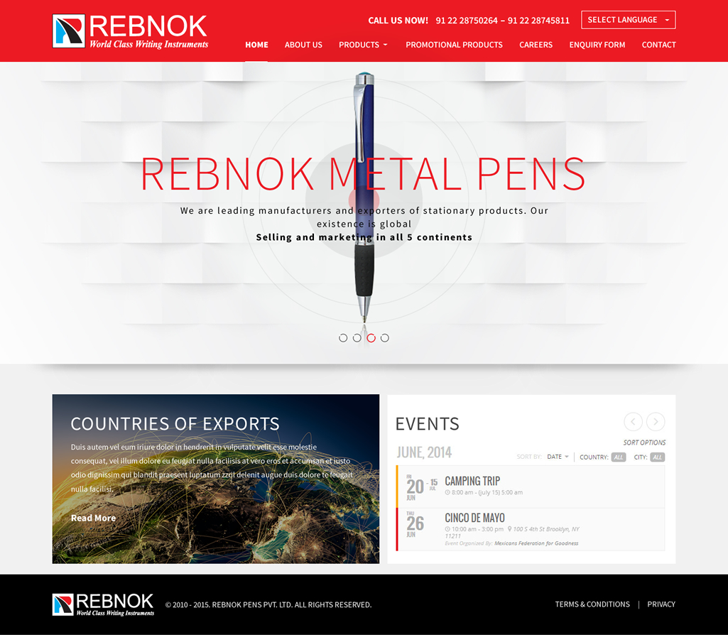 Web Design by A.D.S for Rover Writing Instruments | Design #6575427