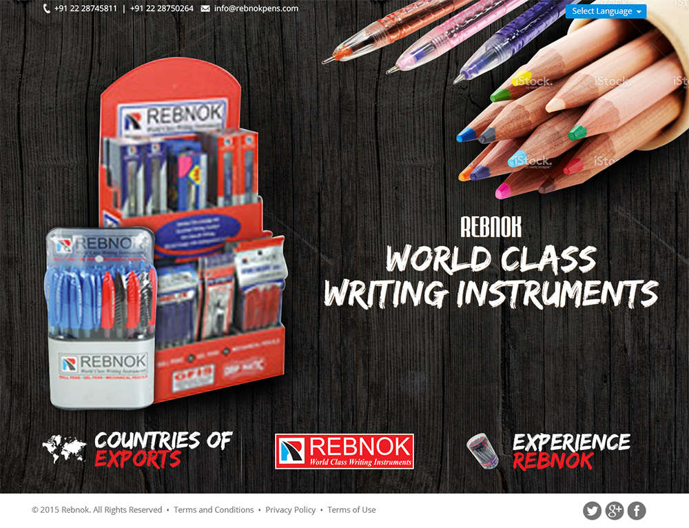 Web Design by RupalTechno for Rover Writing Instruments | Design #6581095