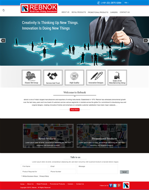 Web Design by HarmiDesigning for Rover Writing Instruments | Design: #6553658