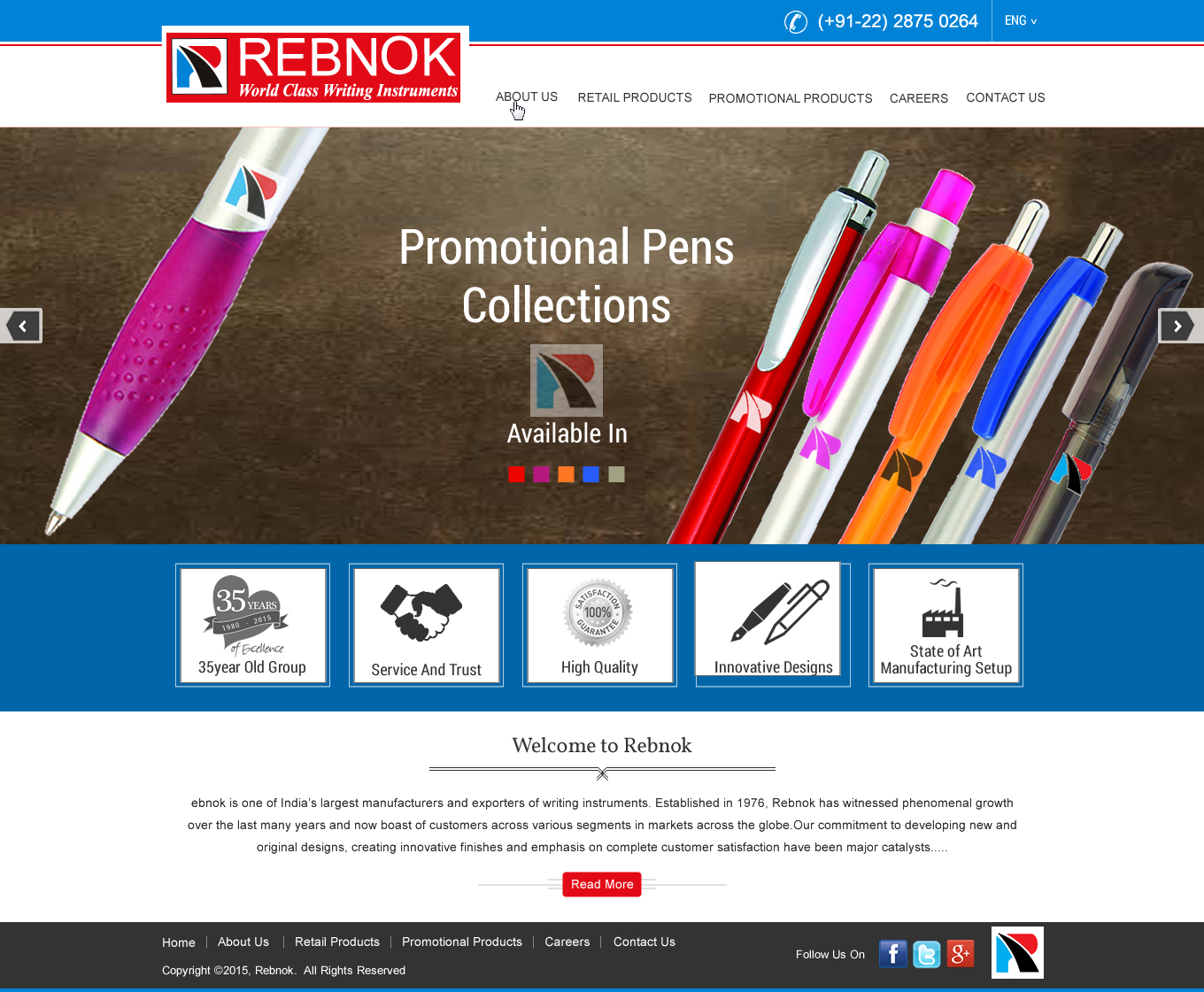 Web Design by HarmiDesigning for Rover Writing Instruments | Design #6604931