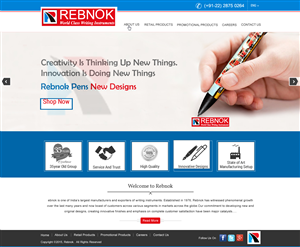 Web Design by HarmiDesigning for Rover Writing Instruments | Design: #6604940