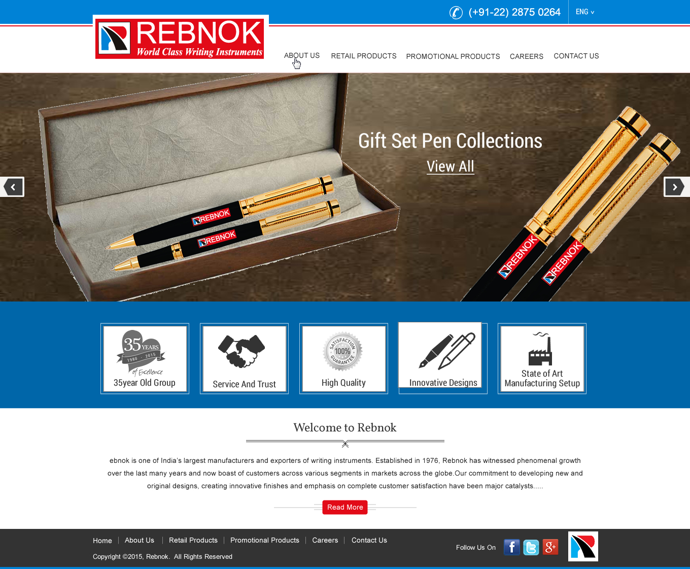 Web Design by HarmiDesigning for Rover Writing Instruments | Design #6604947