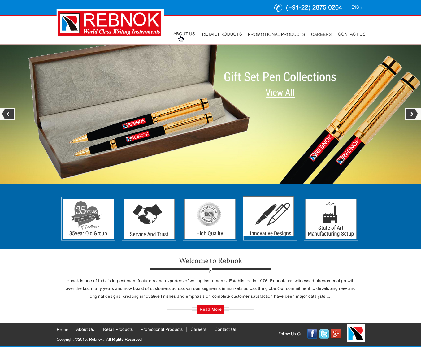 Web Design by HarmiDesigning for Rover Writing Instruments | Design #6604950
