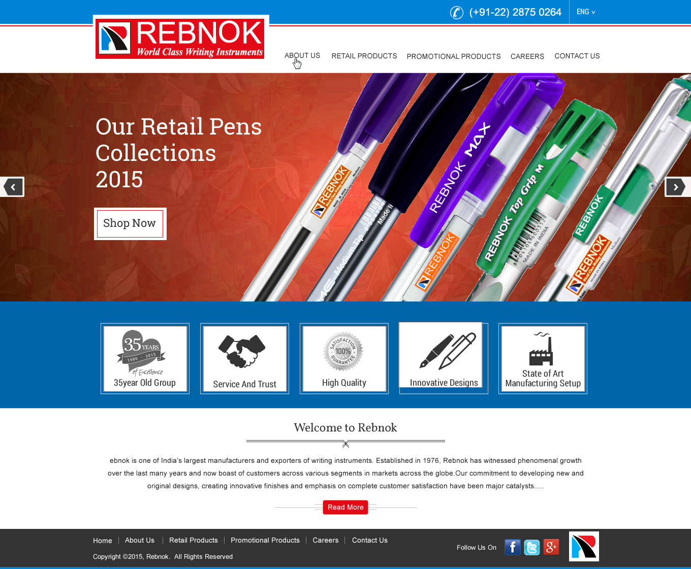 Web Design by HarmiDesigning for Rover Writing Instruments | Design #6604957