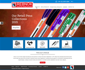 Web Design by HarmiDesigning for Rover Writing Instruments | Design: #6604957