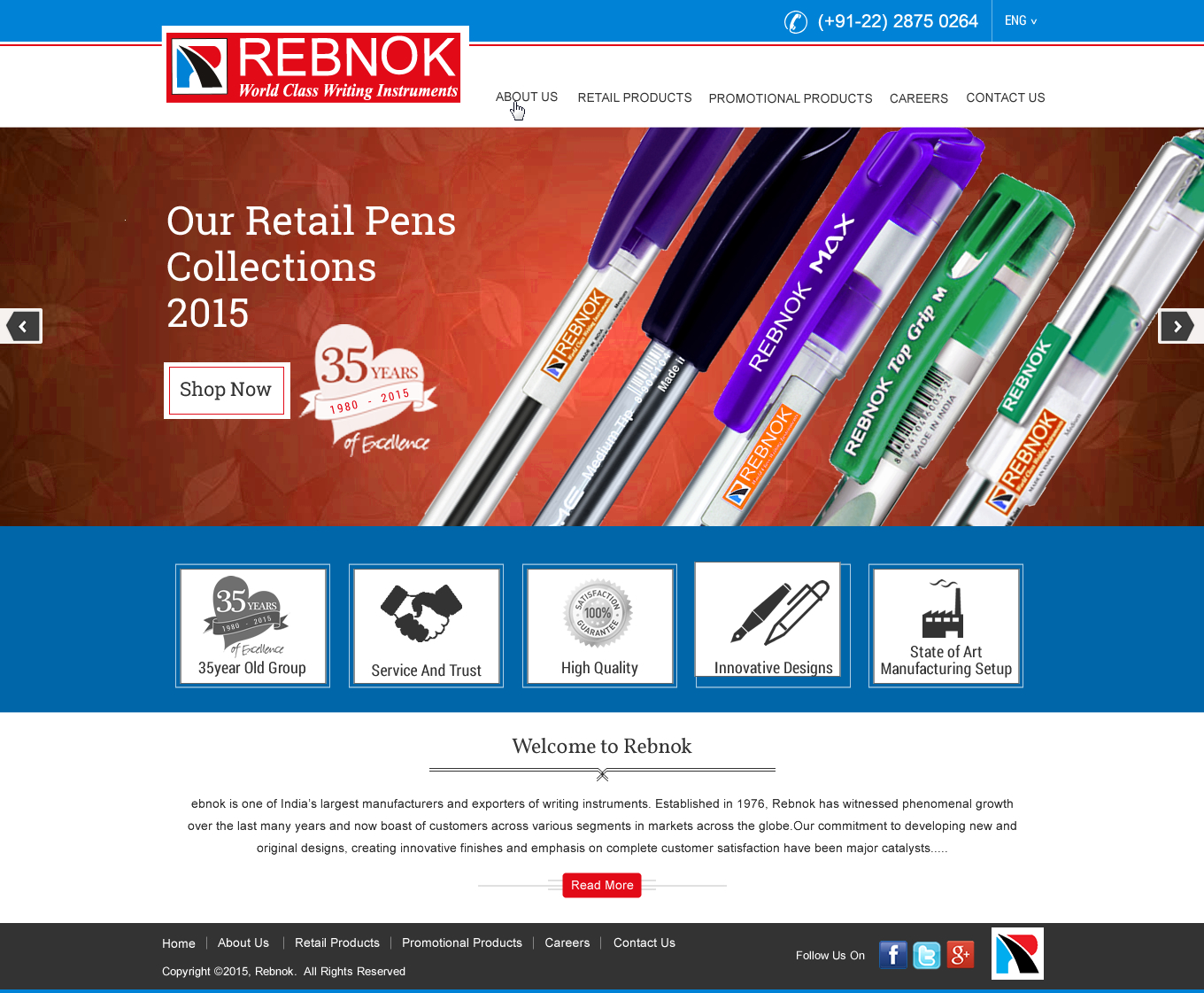 Web Design by HarmiDesigning for Rover Writing Instruments | Design #6604966