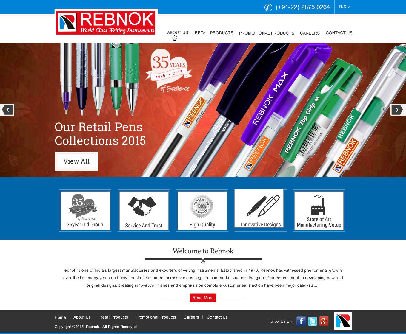 Web Design by HarmiDesigning for Rover Writing Instruments | Design #6604974