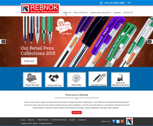 Web Design by HarmiDesigning for Rover Writing Instruments | Design: #6604974