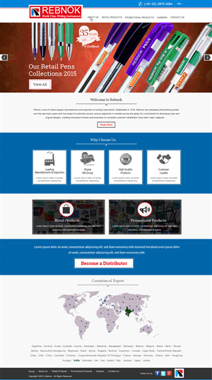 Web Design by HarmiDesigning for Rover Writing Instruments | Design: #6613623