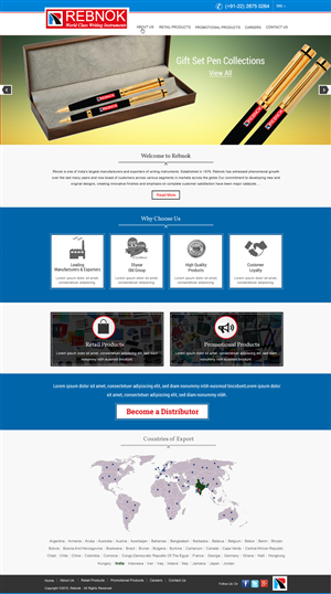 Web Design by HarmiDesigning for Rover Writing Instruments | Design: #6613667