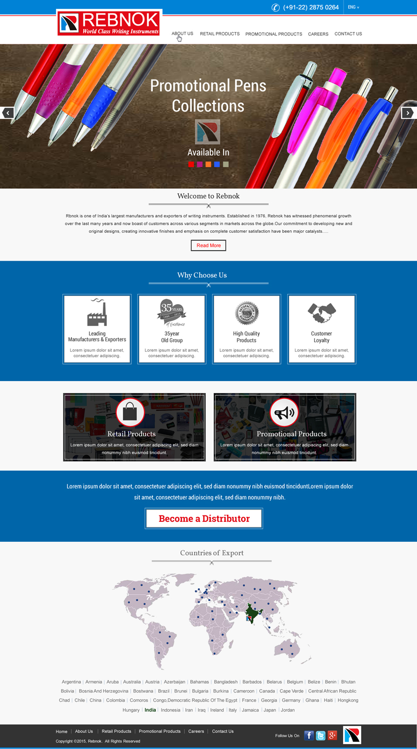 Web Design by HarmiDesigning for Rover Writing Instruments | Design #6613689