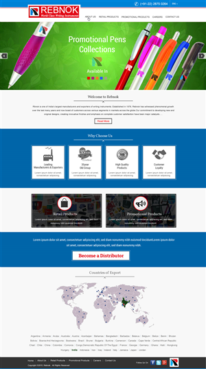 Web Design by HarmiDesigning for Rover Writing Instruments | Design: #6613725