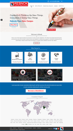 Web Design by HarmiDesigning for Rover Writing Instruments | Design: #6613731