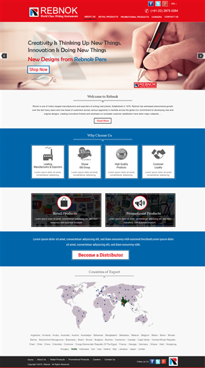 Web Design by HarmiDesigning for Rover Writing Instruments | Design: #6613743