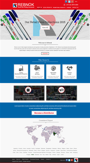 Web Design by HarmiDesigning for Rover Writing Instruments | Design: #6613749