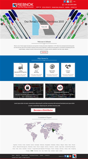 Web Design by HarmiDesigning for Rover Writing Instruments | Design: #6613766