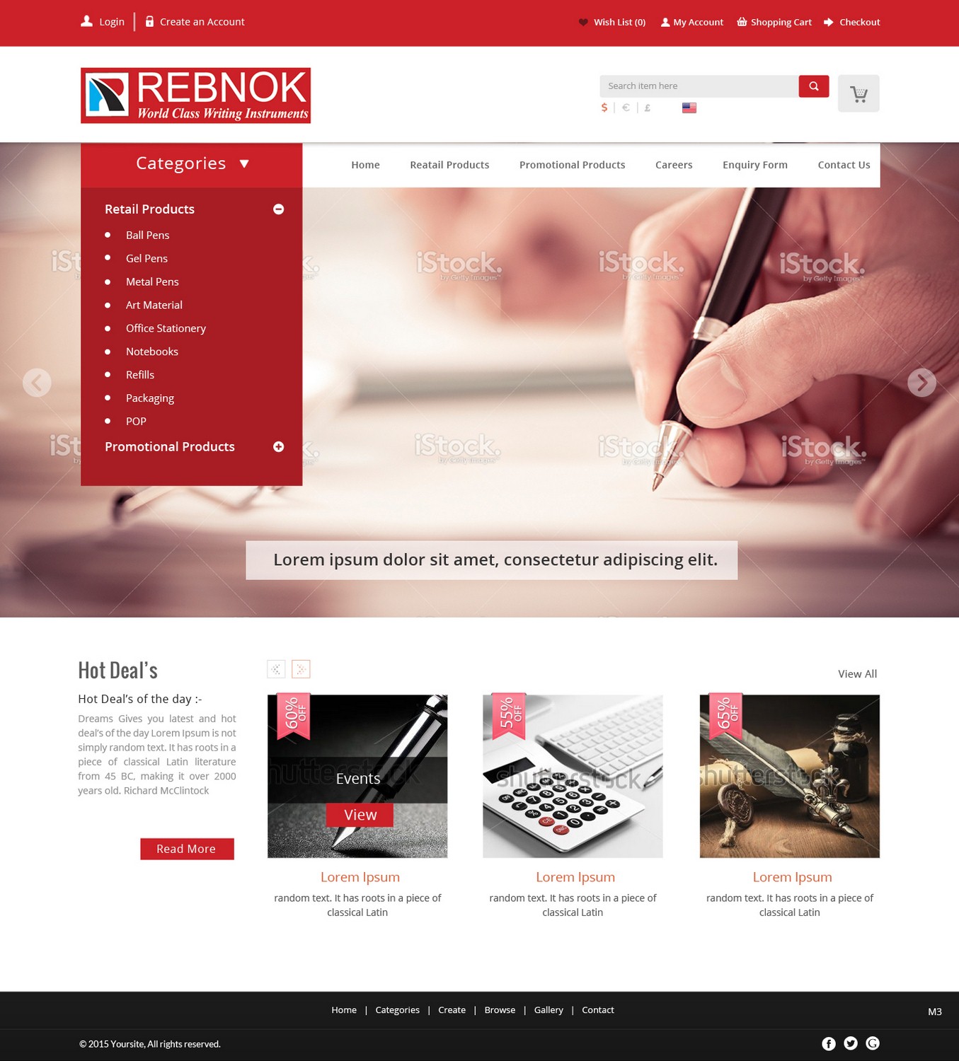 Web Design by pb for Rover Writing Instruments | Design #6533990