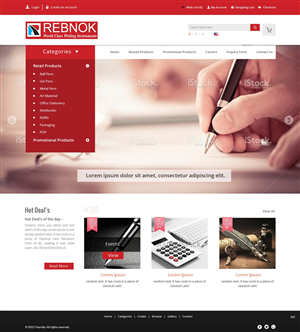 Web Design by pb for Rover Writing Instruments | Design: #6533990