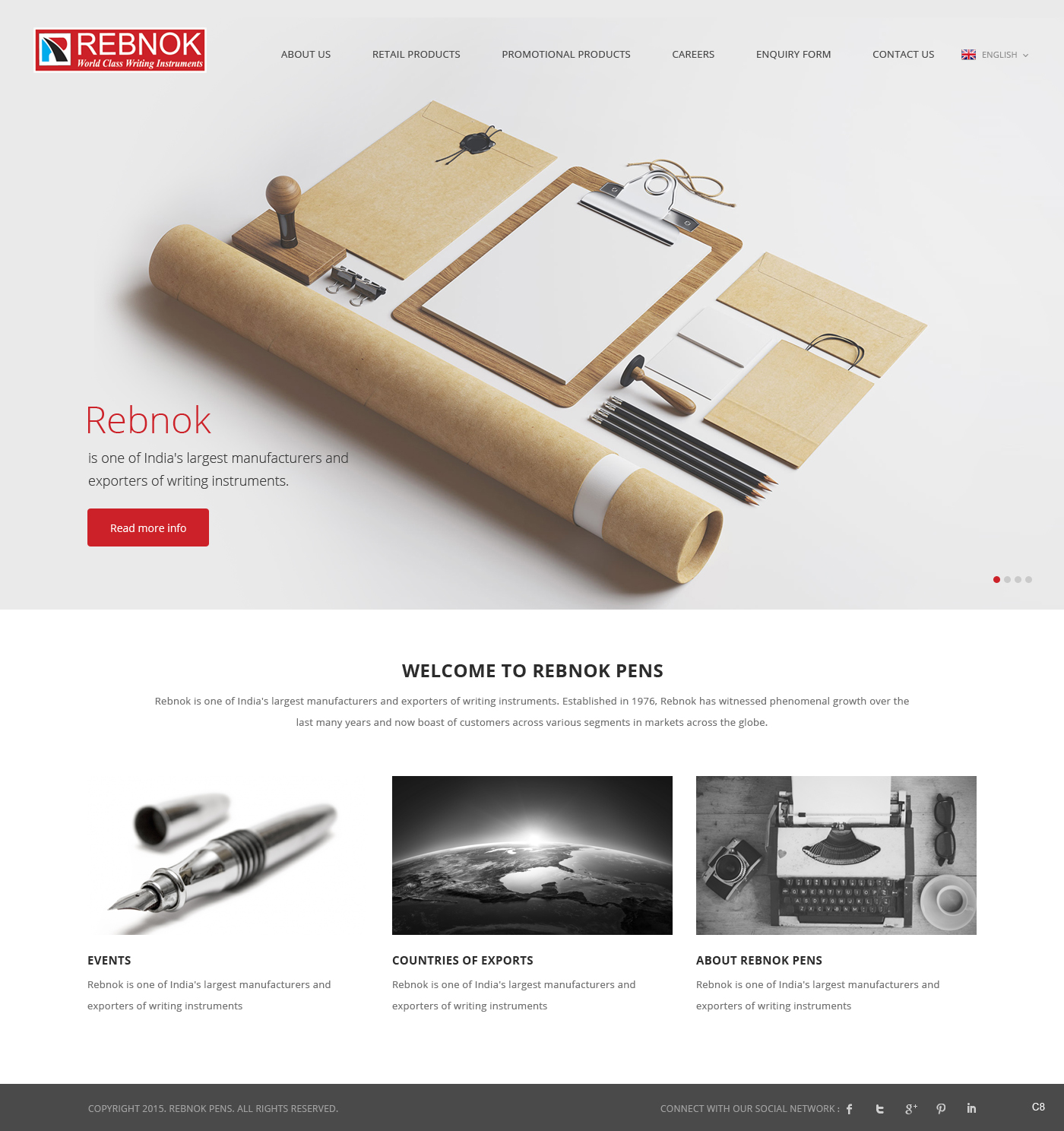 Web Design by pb for Rover Writing Instruments | Design #6543548