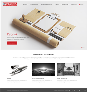 Web Design by pb for Rover Writing Instruments | Design #6543548