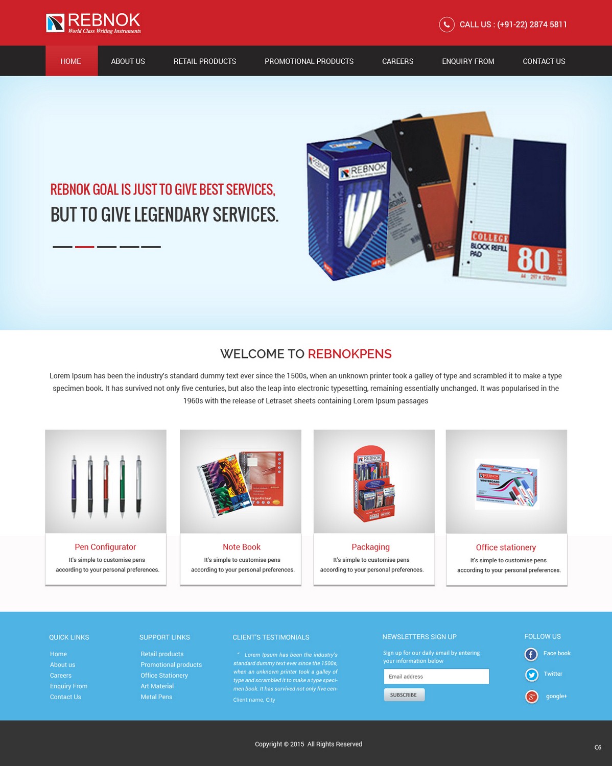 Web Design by pb for Rover Writing Instruments | Design #6543556