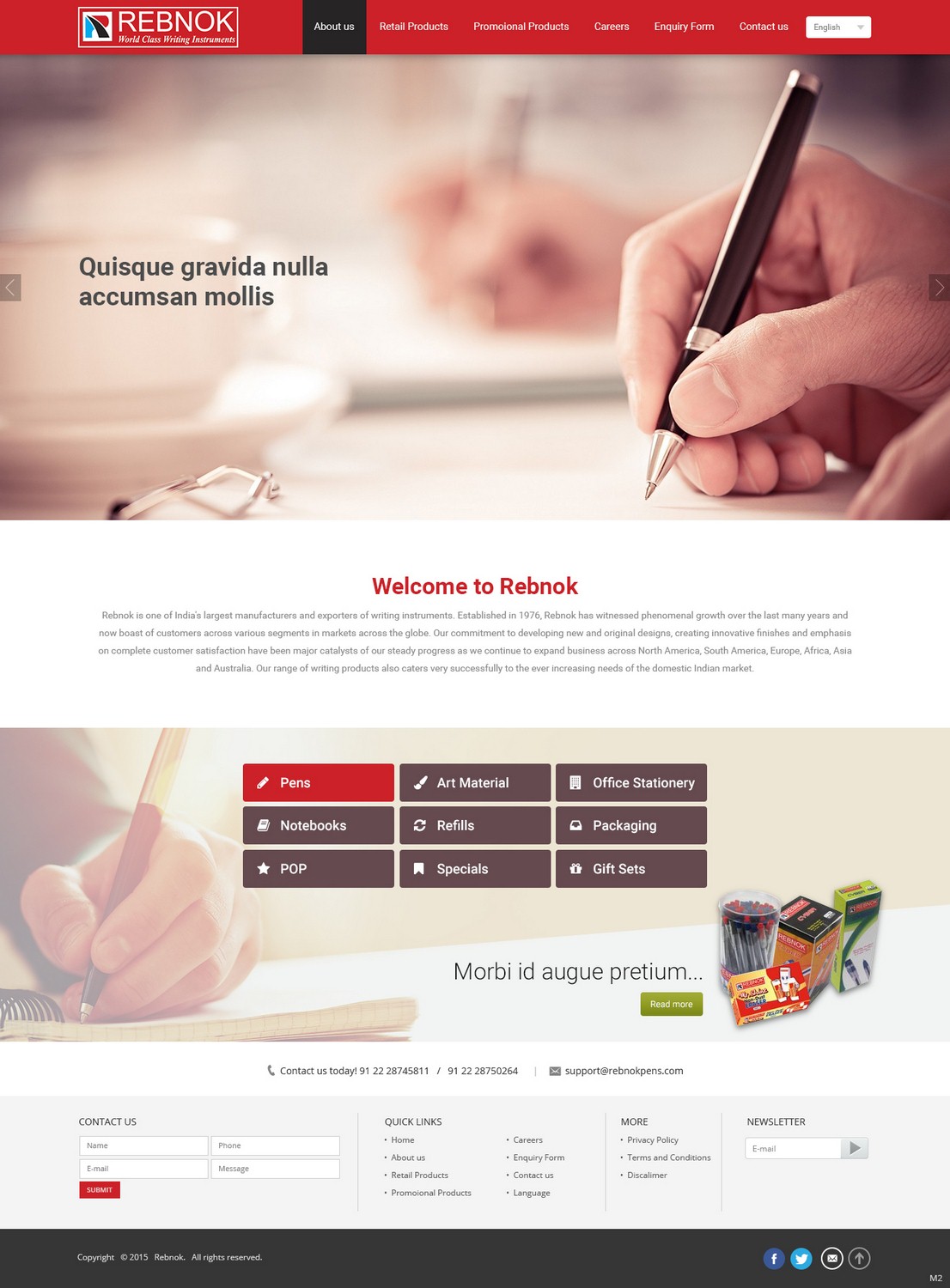 Web Design by pb for Rover Writing Instruments | Design #6543559