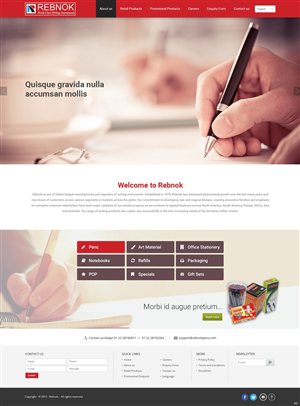 Web Design by pb for Rover Writing Instruments | Design: #6543559