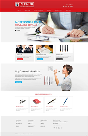 Web Design by pb for Rover Writing Instruments | Design: #6552224