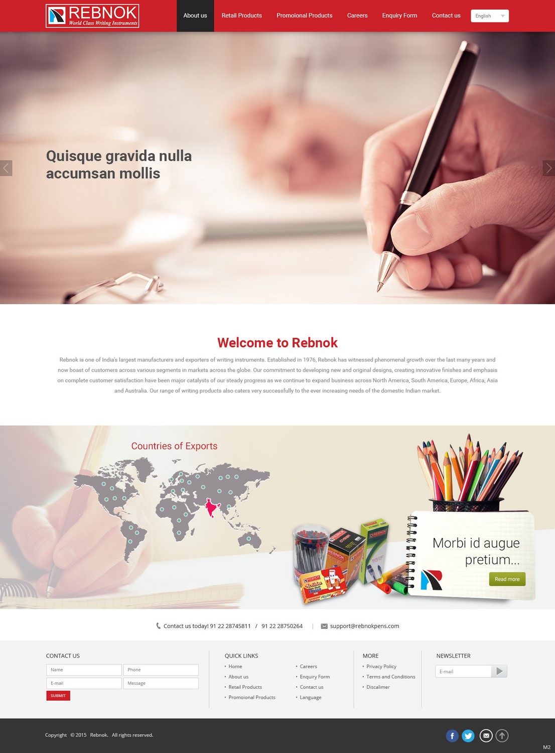 Web Design by pb for Rover Writing Instruments | Design #6555680