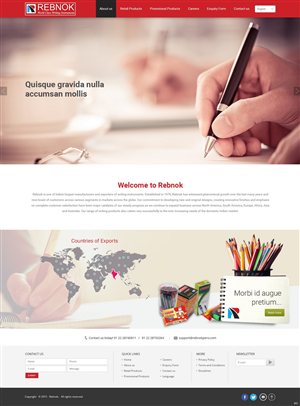 Web Design by pb for Rover Writing Instruments | Design: #6555680