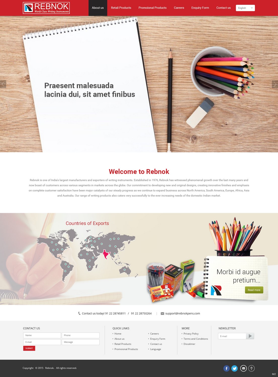 Web Design by pb for Rover Writing Instruments | Design #6555687
