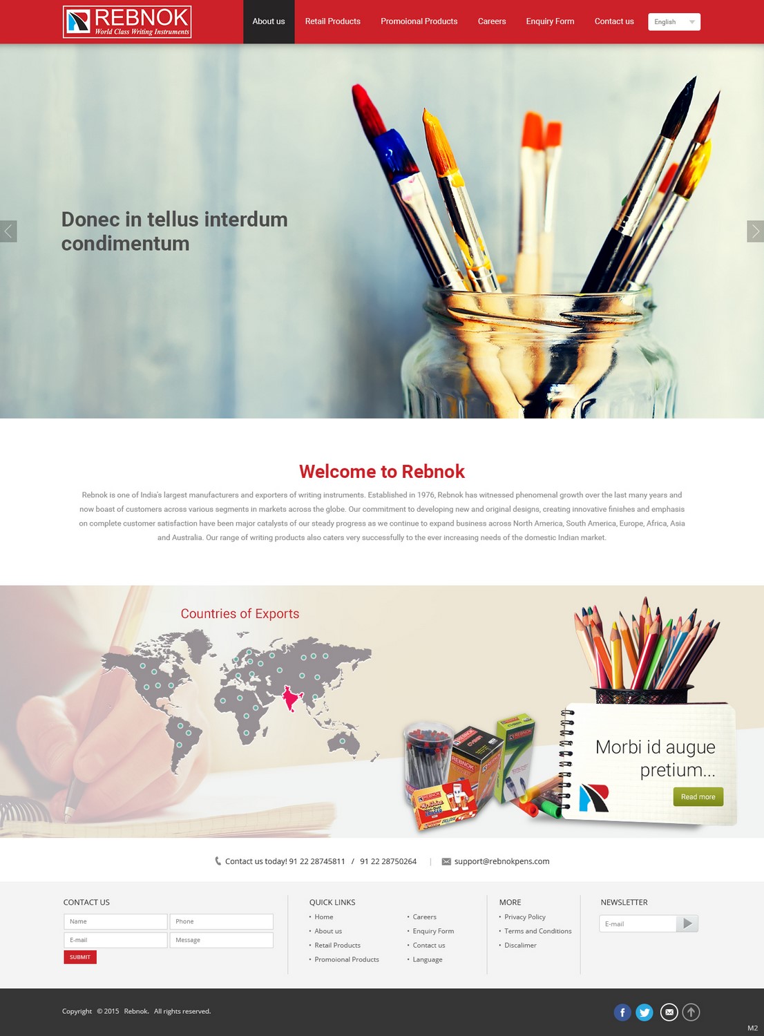 Web Design by pb for Rover Writing Instruments | Design #6555689